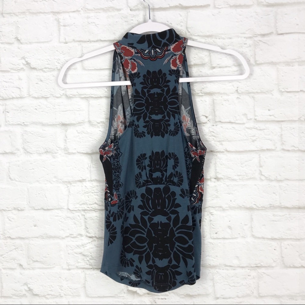 Free People Cherry On Top Keyhole MockNeck Top XS - Picture 4 of 7